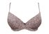 Бюстгальтер Push-Up "Цветочки" коричневый
